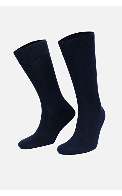 Mısırlı Erkek Bambu Tekli Soket Çorap Lacivert
