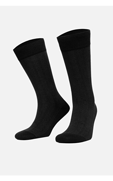 Mısırlı Erkek Bambu Tekli Soket Çorap Siyah