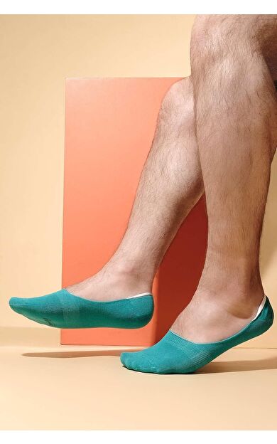 Mısırlı Erkek Bambu Tekli Yazlık Babet Çorap Mavi