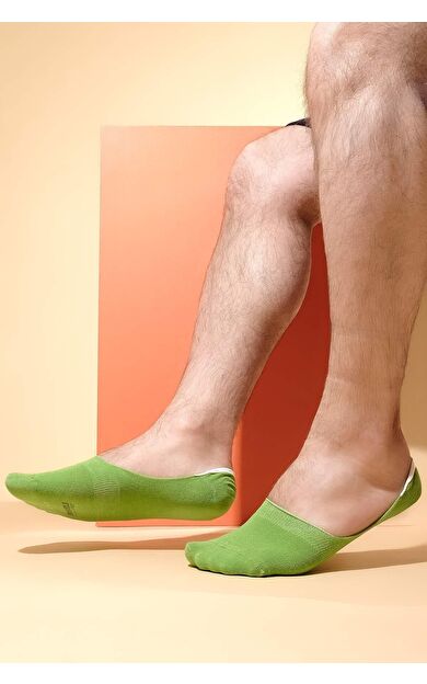 Mısırlı Erkek Bambu Tekli Yazlık Babet Çorap Yeşil