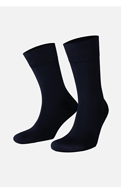 Mısırlı Erkek Merserize Tekli Süper İnce Soket Çorap Lacivert