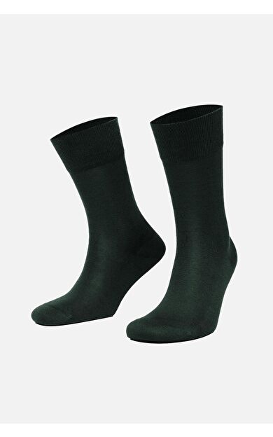 Mısırlı Erkek Merserize Tekli Süper İnce Soket Çorap Yeşil