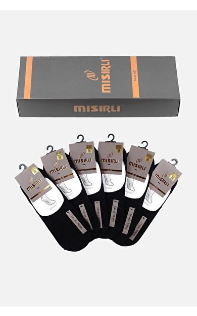 Mısırlı Erkek Modal 6 Çift Yazlık Babet Çorap Siyah