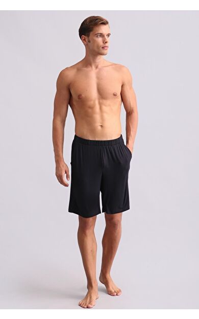 Erkek Modal Şort Pijama Antrasit