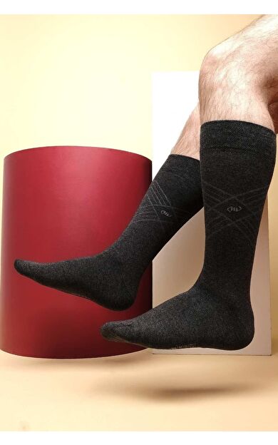 Mısırlı Erkek Modal Tekli Soket Çorap Antrasit