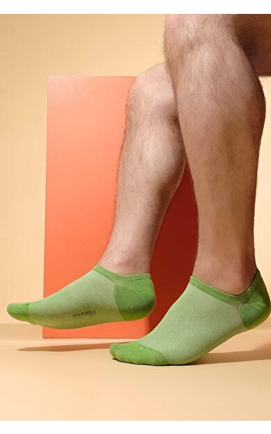 Mısırlı Erkek Modal Tekli Yazlık No Show Çorap Yeşil
