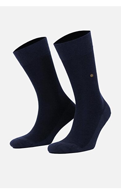 Mısırlı Erkek Organik Pamuklu Tekli Soket Çorap Lacivert