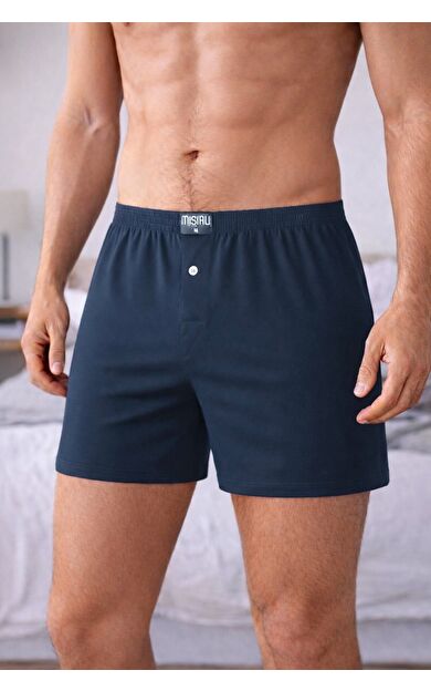 Mısırlı Erkek Pamuklu Ares Boxer Lacivert