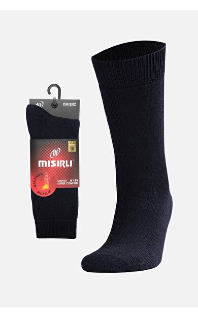 Mısırlı Unisex Termal Tekli Soket Çorap Lacivert