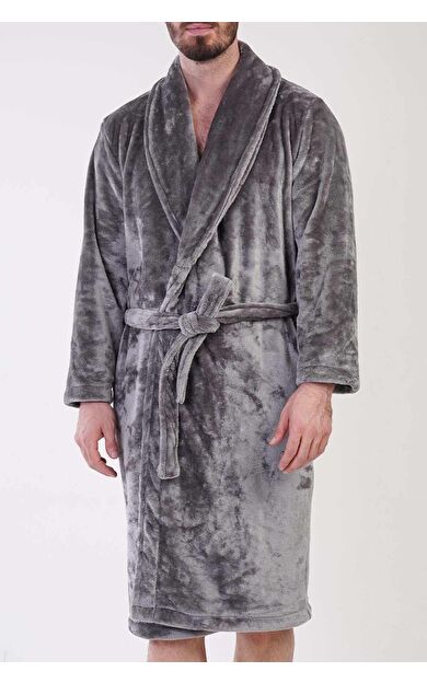 Mısırlı Erkek Welsoft Sabahlık Gri