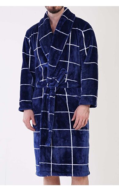 Mısırlı Erkek Welsoft Sabahlık Lacivert