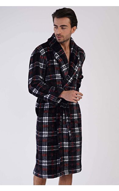 Mısırlı Erkek Welsoft Uzun Kollu Sabahlık Antrasit