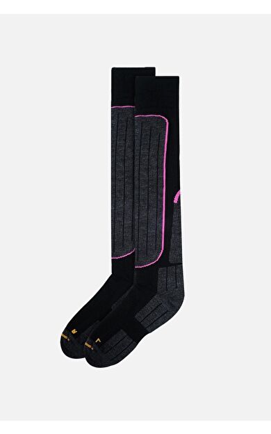 Mısırlı Kadın Anatomik Kayak Ve Snowboard Çorabı Siyah