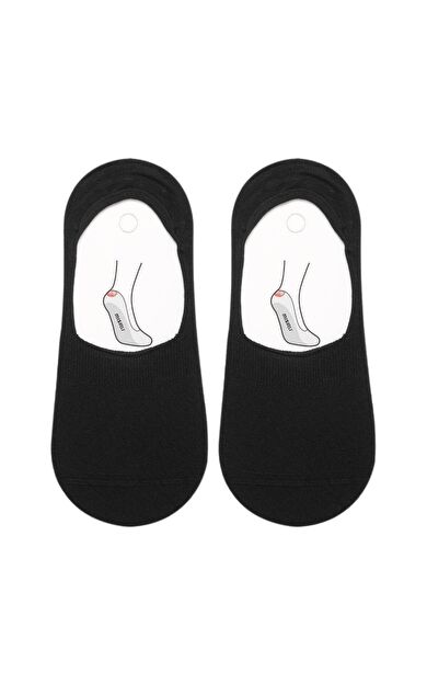 Mısırlı Kadın Bambu Tekli Yazlık Babet Çorap Siyah