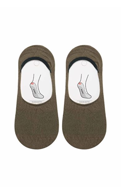 Mısırlı Kadın Bambu Tekli Yazlık Babet Çorap Haki