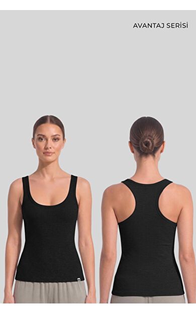 Mısırlı Kadın Kaşkorse Sporcu T-Shirt Siyah