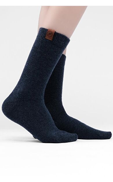 Mısırlı Kadın Kuzu Yünü Tekli Soket Çorap Jean