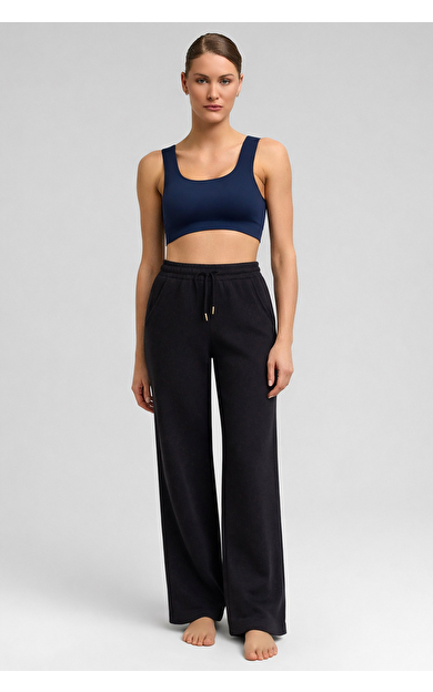 Mısırlı Kadın Modal Düz Paça Pantolon Antrasit