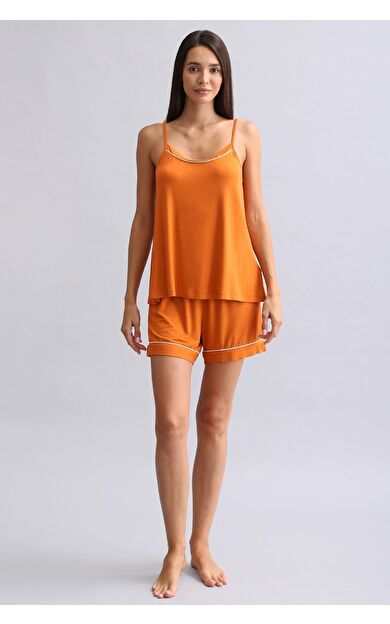 Mısırlı Kadın Modal Şort Pas Kırmızı