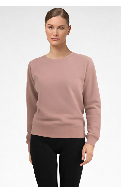 Mısırlı Kadın Modal Sweatshirt Gül Kurusu