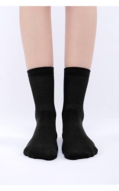 Mısırlı Kadın Modal Tekli Soket Çorap Siyah