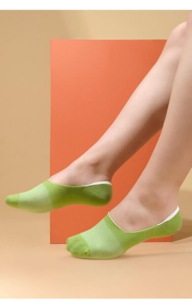 Mısırlı Kadın Modal Tekli Yazlık Babet Çorap Yeşil