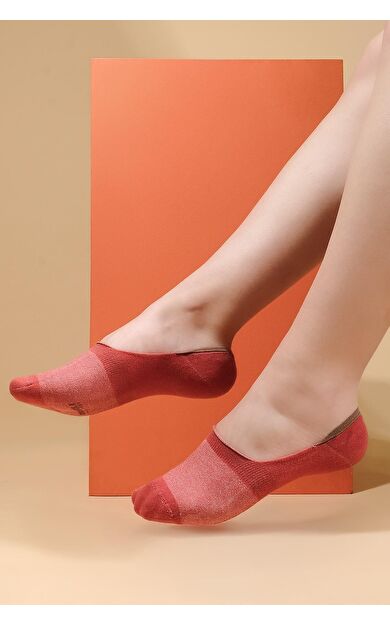 Mısırlı Kadın Modal Tekli Yazlık Babet Çorap Kiremit