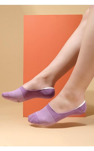 Mısırlı Kadın Modal Tekli Yazlık Babet Çorap Mor