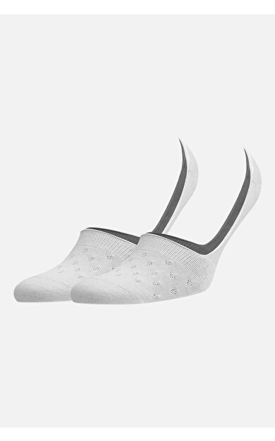 Mısırlı Kadın Pamuklu Tekli Yazlık Babet Çorap Beyaz