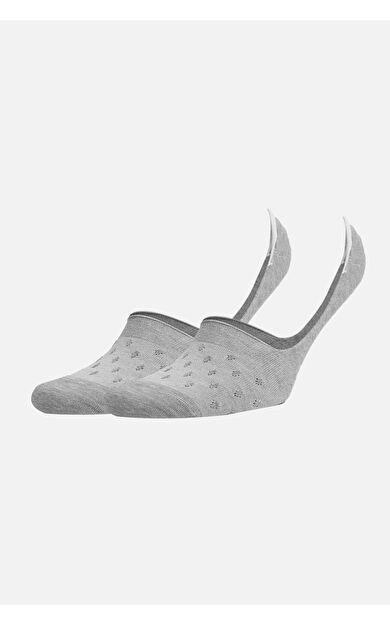 Mısırlı Kadın Pamuklu Tekli Yazlık Babet Çorap Gri