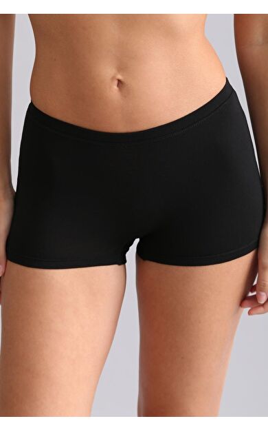 Mısırlı Modal By TENCEL ANNA Boxer Külot Siyah