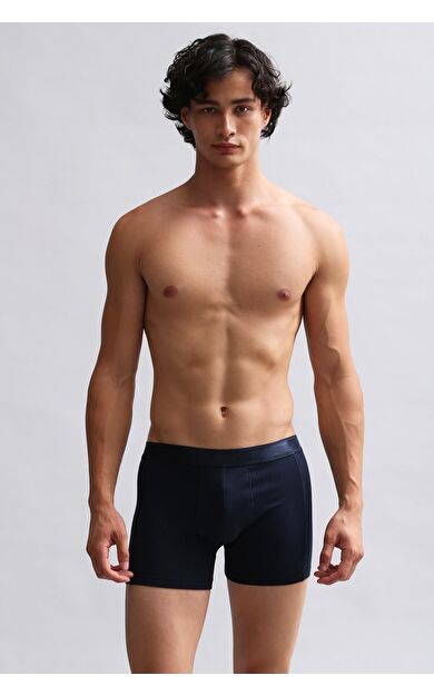 Mısırlı Modal By TENCEL Compact Cotton Klasik Boxer Lacivert