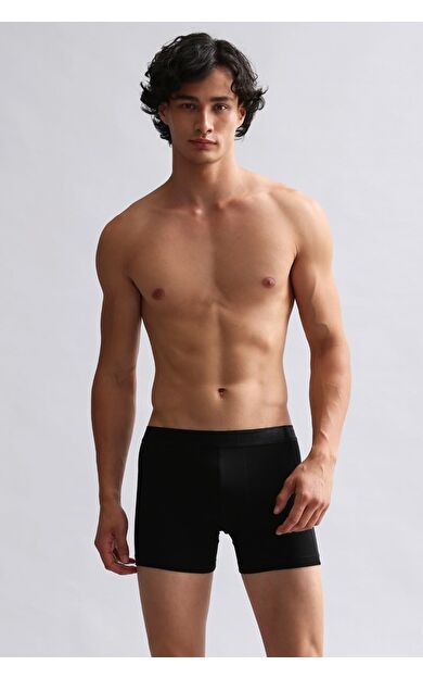 Mısırlı Modal By TENCEL Compact Cotton Klasik Boxer Siyah