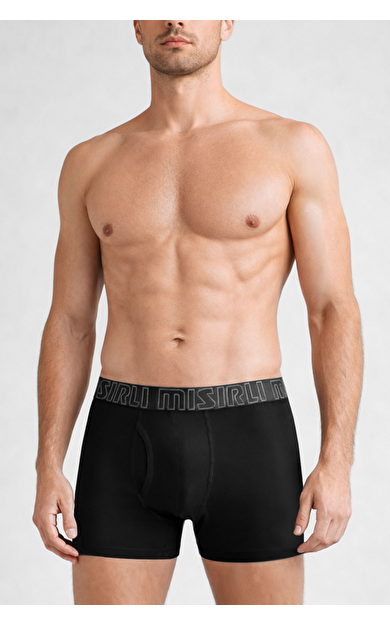 Mısırlı Modal By TENCEL SPARTACUS PERFORMANCE Boxer Siyah