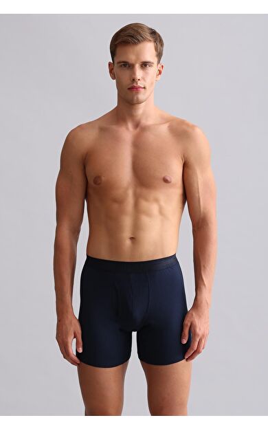 Mısırlı Modal By TENCEL SPARTACUS PLUS PERFORMANCE Long Boxer Lacivert