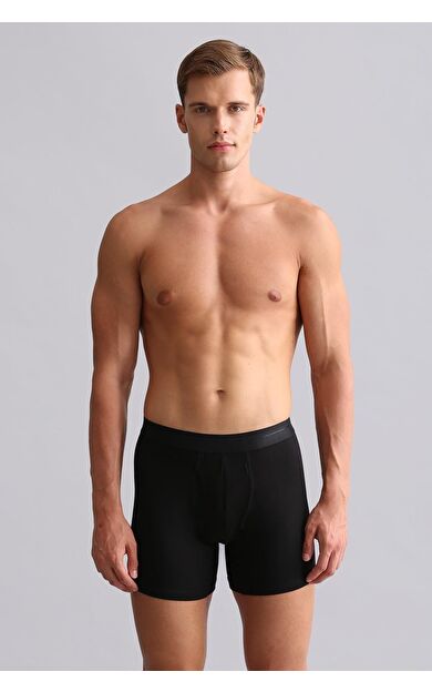 Mısırlı Modal By TENCEL SPARTACUS PLUS PERFORMANCE Long Boxer Siyah