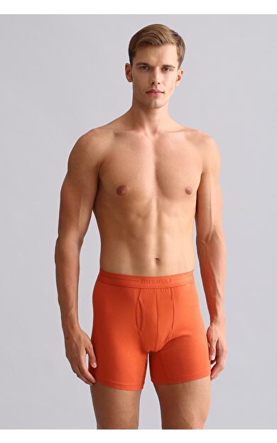 Mısırlı Modal By TENCEL SPARTACUS PLUS PERFORMANCE Long Boxer Pas Kırmızı