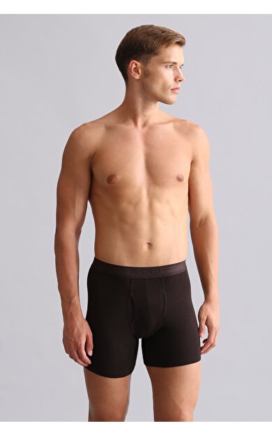 Mısırlı Modal By TENCEL SPARTACUS PLUS PERFORMANCE Long Boxer Kahverengi