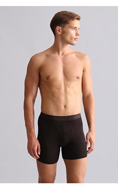 Mısırlı Modal By TENCEL SPARTACUS PLUS PERFORMANCE Long Boxer Kahverengi
