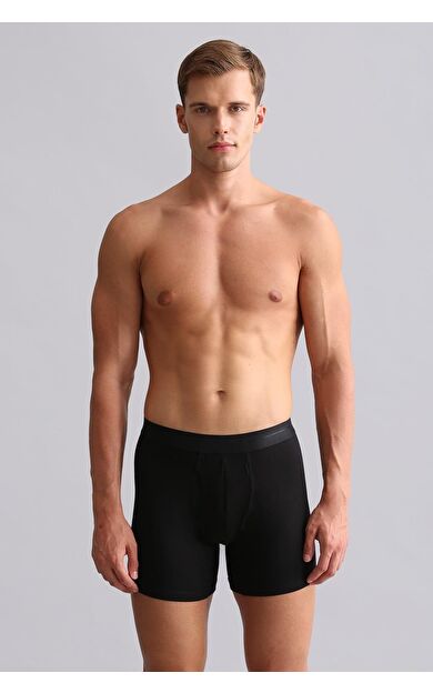 Mısırlı Modal By TENCEL SPARTACUS PLUS PERFORMANCE Long Boxer Siyah
