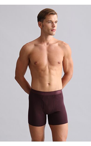 Mısırlı Modal By TENCEL SPARTACUS PLUS PERFORMANCE Long Boxer Mor