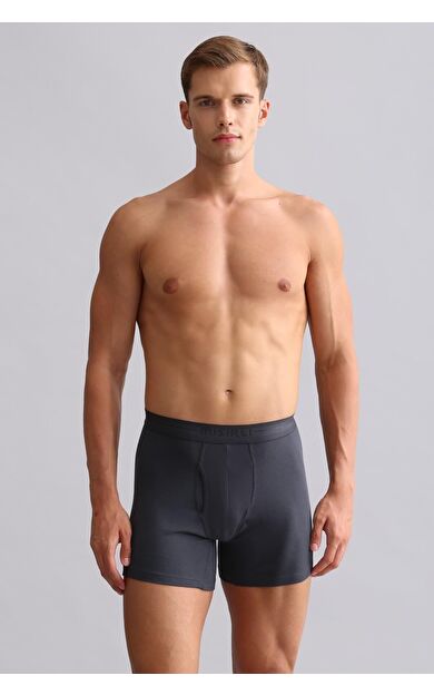 Mısırlı Modal By TENCEL SPARTACUS PLUS PERFORMANCE Long Boxer Antrasit