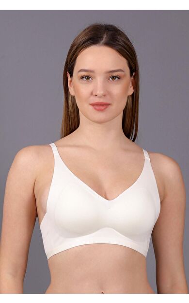 Mısırlı New Bra Balensiz Hayalet Bralet Sütyen Ekru