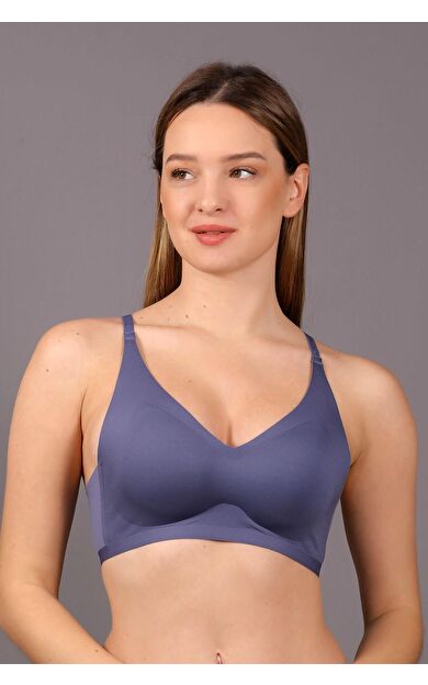 Mısırlı New Bra Balensiz Hayalet Bralet Sütyen Antrasit
