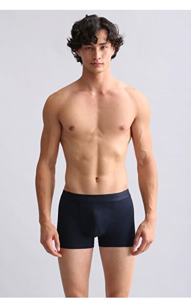 Mısırlı ORGANIC Pamuklu Compact Cotton Klasik Boxer Lacivert