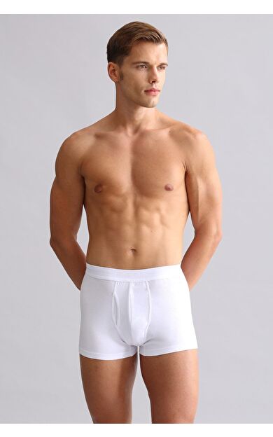 Mısırlı ORGANIC Pamuklu SPARTACUS PLUS PERFORMANCE Boxer Beyaz
