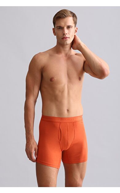 Mısırlı ORGANIC Pamuklu SPARTACUS PLUS PERFORMANCE Long Boxer Pas Kırmızı