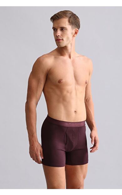 Mısırlı ORGANIC Pamuklu SPARTACUS PLUS PERFORMANCE Long Boxer Mor