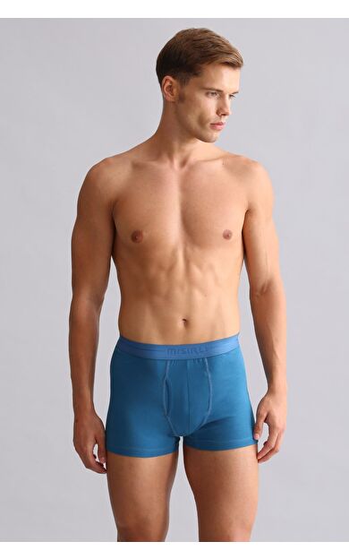 Mısırlı ORGANIC Pamuklu SPARTACUS PLUS PERFORMANCE Boxer Petrol Mavisi