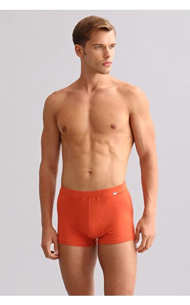 Mısırlı ORGANIC Pamuklu ZEUS LUXURY Regular Fit Metal Armalı Boxer Pas Kırmızı
